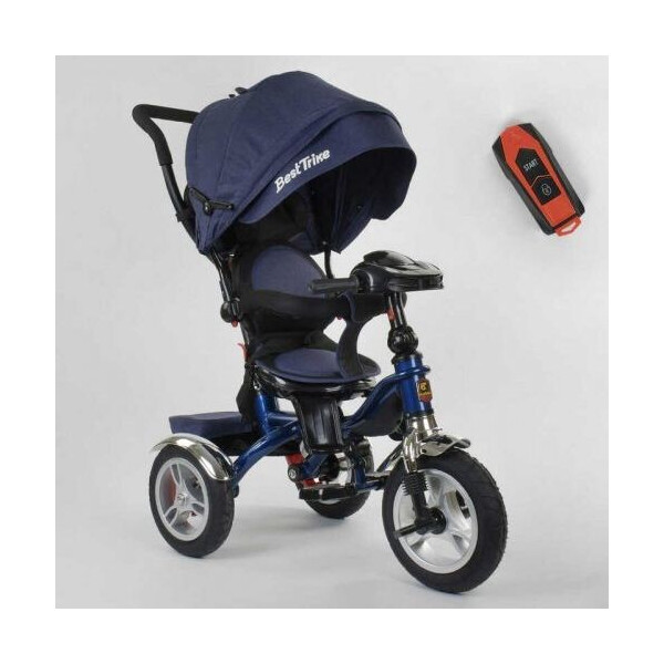 

Велосипед 3-х колёсный 5890 / 83-067 Best Trike (1) ФАРА C USB, ПОВОРОТНОЕ СИДЕНИЕ, СКЛАДНОЙ РУЛЬ, Рус.озвучка, НАДУВНЫЕ КОЛЕСА, ПУЛЬТ(свет,звук)