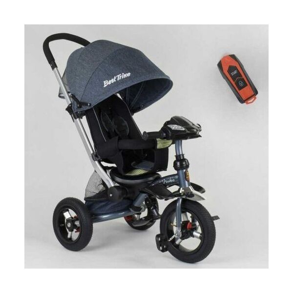 

Трехколесный велосипед для детей с родительской ручкой 698 / 33-017 Best Trike, Надувные колеса