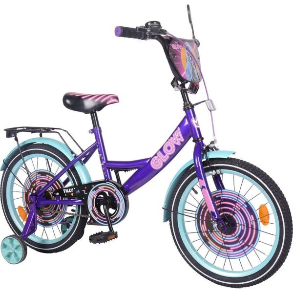 

Велосипед детский TILLY Glow 18 T-218213/1 purple+azure