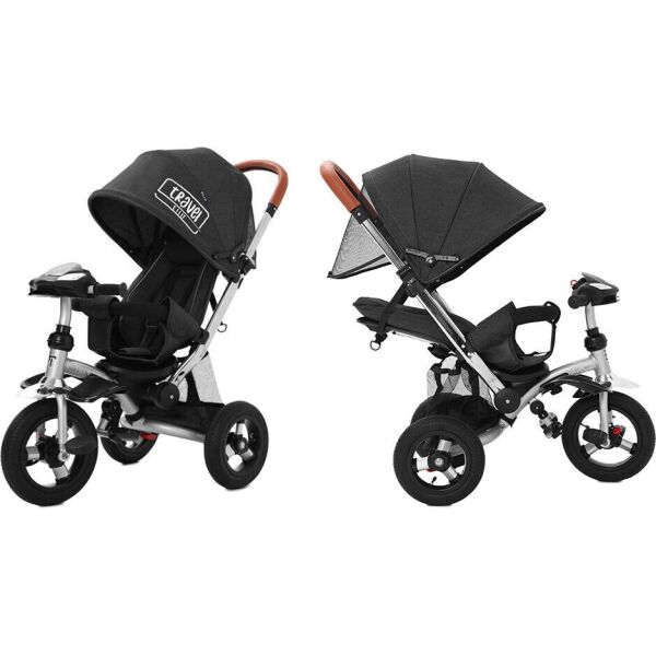 

Велосипед трехколесный TILLY TRAVEL T-387 Черный лен/1/