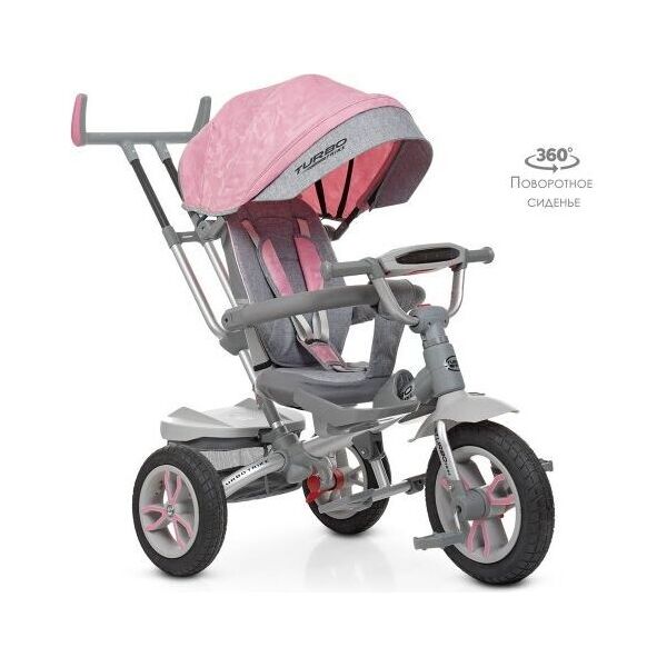 

Велосипед Turbo Trike M 4058-15 Grey Pink (M 4058)
