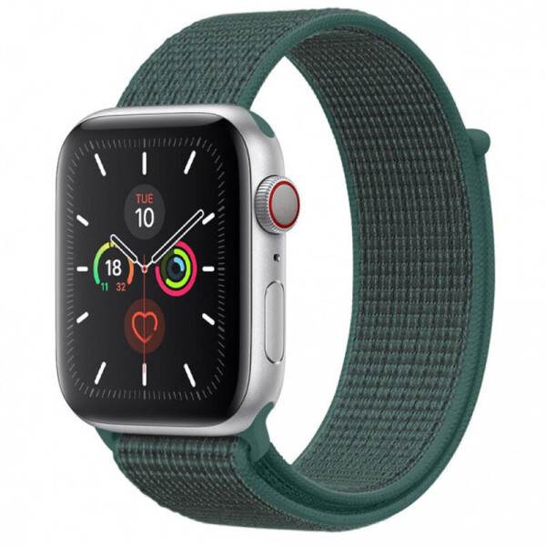 

Ремешок Nylon для Apple watch 38mm/40mm (Зеленый / Pine green) (1058042)