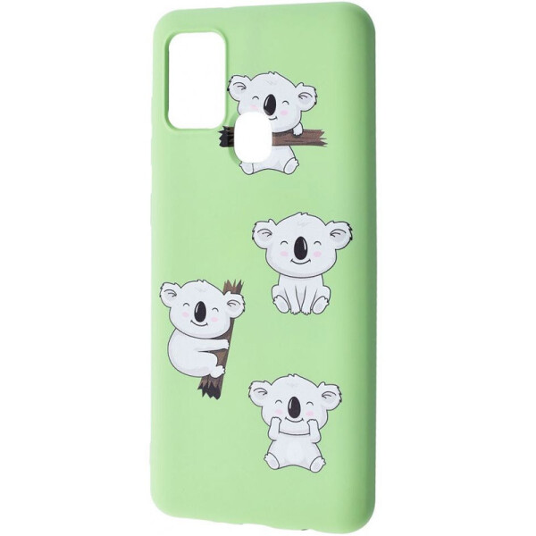 

TPU чехол WAVE Fancy для Samsung Galaxy A21s (Koala / Mint gum) (1060051)