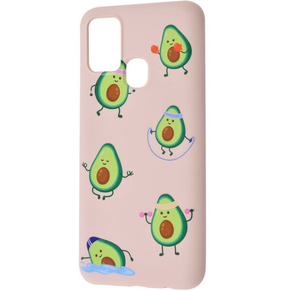 

TPU чехол WAVE Fancy для Samsung Galaxy A21s (Sports avocado / Pink sand) (1060055)