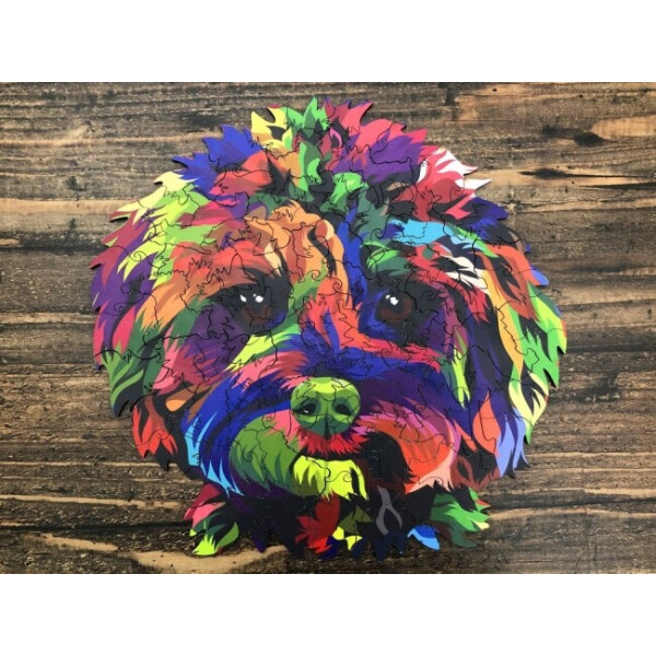 

Деревянные пазлы Naomi Box «Colorful Dog»