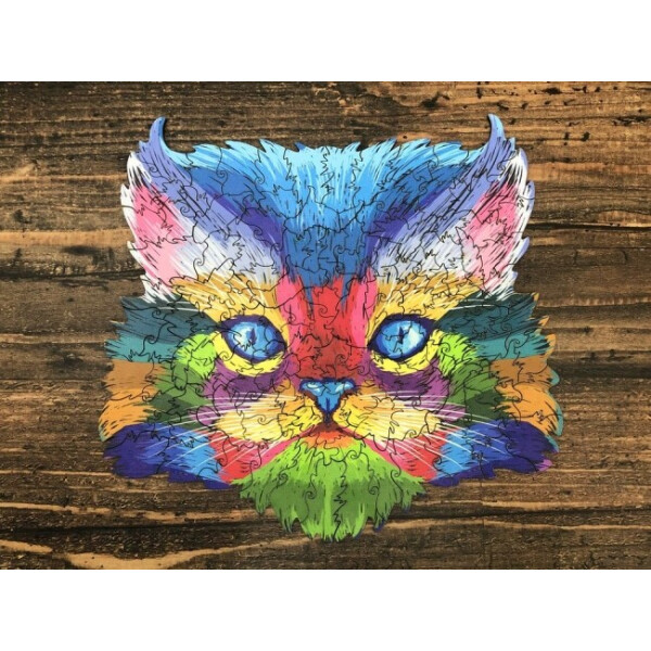

Деревянные пазлы Naomi Box «Colorful Cat»