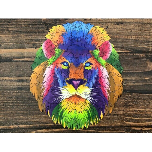 

Деревянные пазлы Naomi Box «Colorful Lion»