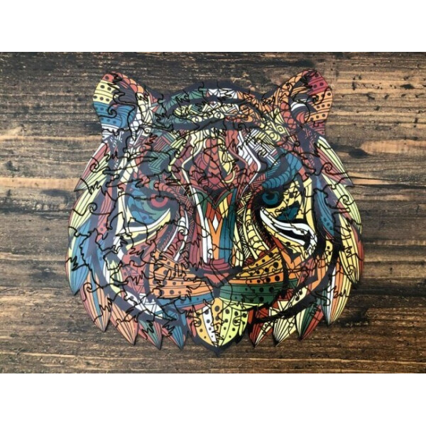 

Деревянные пазлы Naomi Box «Goldy Tiger»
