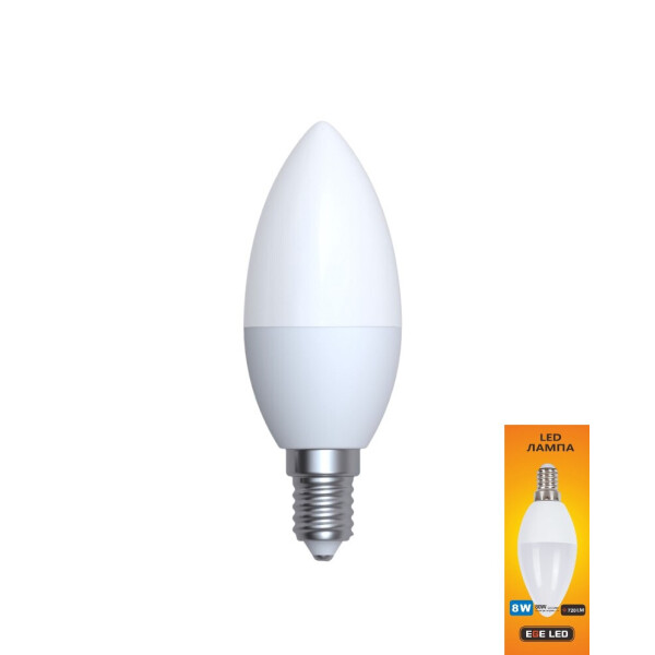 

LED лампа свеча 8W Е14 ТС001