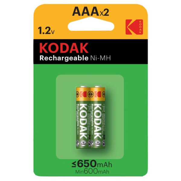 

Аккумулятор Kodak AAA 650 mAh HR03 NI-MH * 2 (30955042)