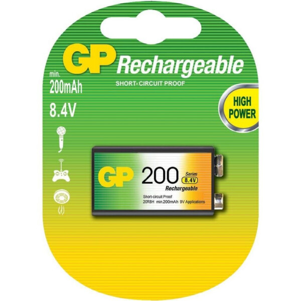 

Аккумулятор Крона GP 200mAh * 1 GP (GP20R8H-2UE1)