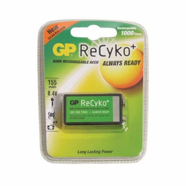 

Аккумулятор Крона ReCyko+ 150mAh GP (GP 15R8H / 15R8HВE / 15R8HB-U1Recyko)