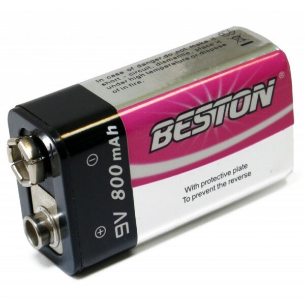 

Аккумулятор BESTON CR-9V 800mAh Li-ion (AAB1823)