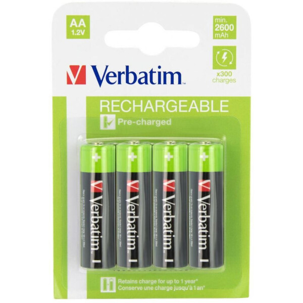 

Аккумулятор Verbatim AA 2600mAh * 4 (49941)