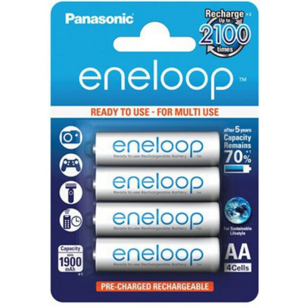 

Аккумулятор PANASONIC Eneloop 1900mAh NI-MH * 4 (BK-3MCCE/4BE)