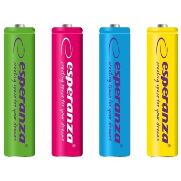 

Аккумулятор AAA 1000mAh Ni-MH * 4 mix of colors Esperanza (EZA107)