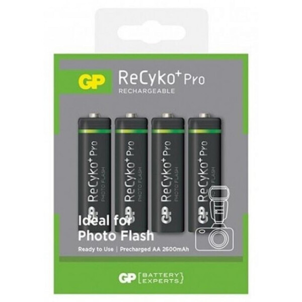 

Аккумулятор GP AA 270AAHCNP-GB4 Recyko+Pro Professional 2600 mAh * 4 (270AAHCNP / 4891199077753)