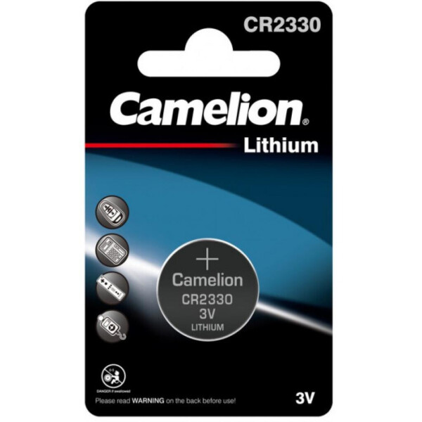 

Батарейка CR 2330 Lithium * 1 Camelion (CR2330-BP1)