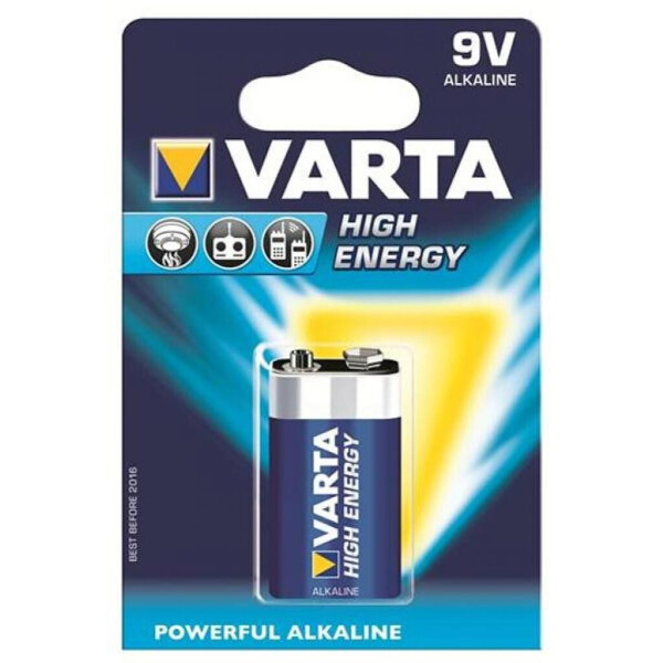 

Батарейка Varta 6LR61 LONGLIFE Power Alcaline (04922121411)