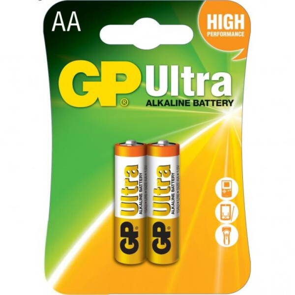 

Батарейка GP AA LR6 Ultra Alcaline * 2 (GP15AU-2UE2)