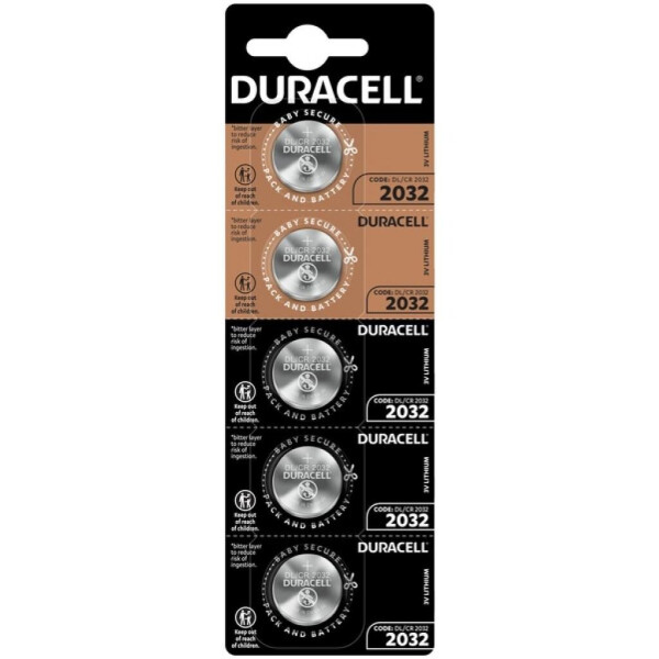 

Батарейка Duracell CR 2032 / DL 2032 * 5 (5007682)