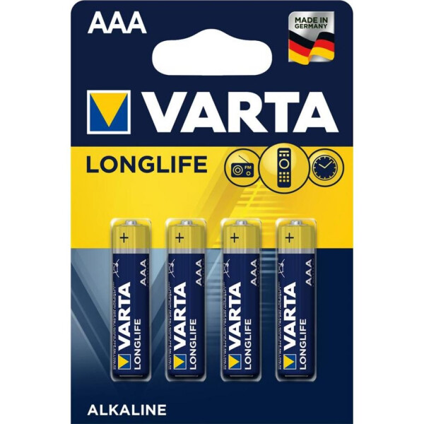 

Батарейка Varta AAA Longlife LR03 * 4 (04103101414)