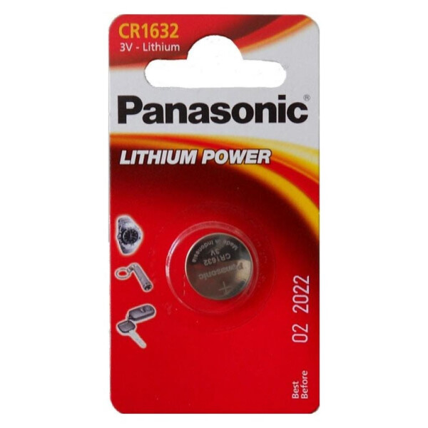 

Батарейка PANASONIC CR 1632 Lithium * 1 (CR-1632EL/1B)