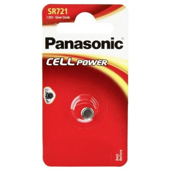 

Батарейка PANASONIC SR721 * 1 Silver Oxide (SR-721EL/1B)