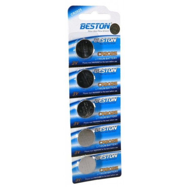 

Батарейка BESTON CR-2025 160mAh Lithium * 5 (AAB1825)