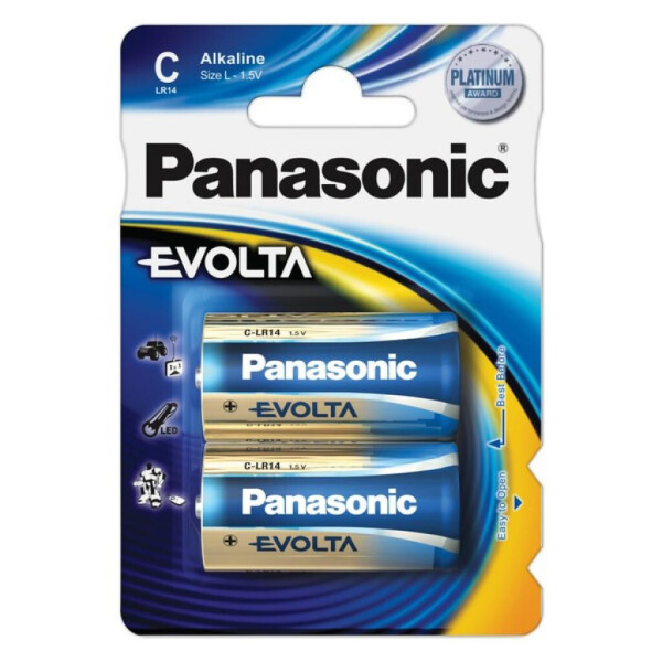

Батарейка PANASONIC C LR14 Evolta * 2 (LR14EGE/2BP)