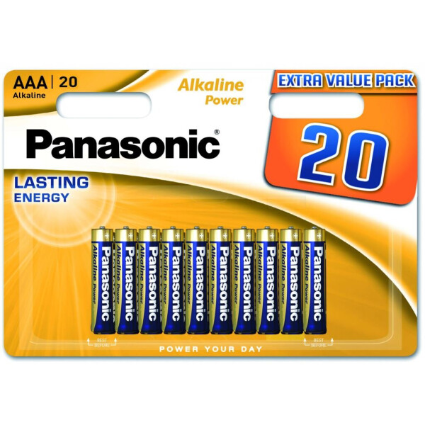 

Батарейка PANASONIC AAA LR03 Alkaline Power * 20 (LR03REB/20BW)
