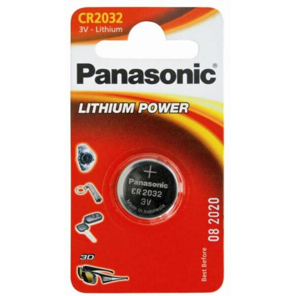

Батарейка PANASONIC CR 2032 Lithium * 1 (CR-2032EL/1B)