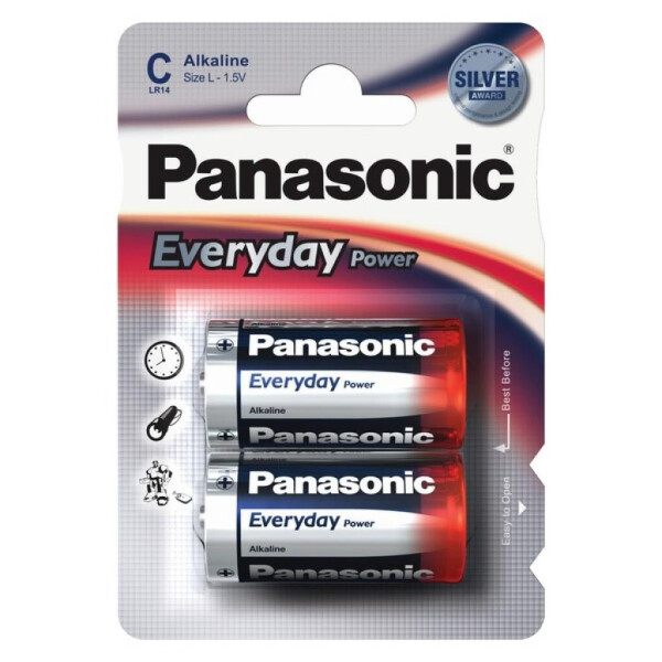 

Батарейка PANASONIC C LR14 Everyday Power * 2 (LR14REE/2BR)