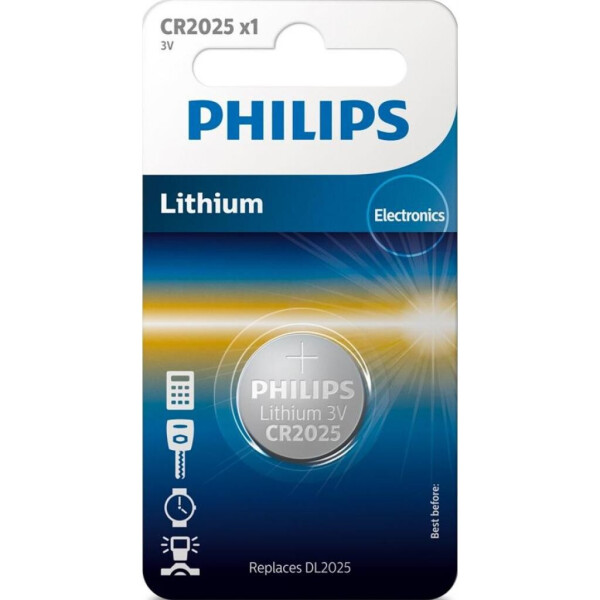 

Батарейка PHILIPS CR2025 Lithium * 1 (CR2025/01B)