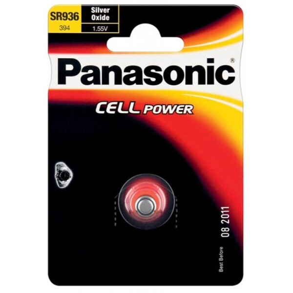 

Батарейка PANASONIC SR936 * 1 Silver Oxide (SR-936EL/1B)