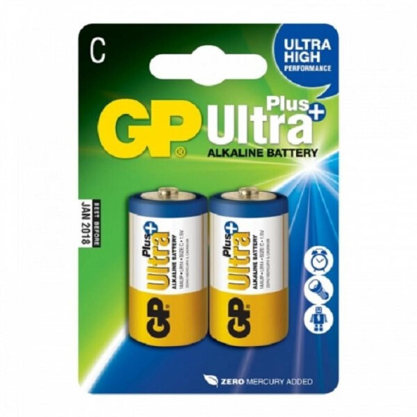 

Батарейка GP C GP Ultra Plus Alkaline LR14 * 2 (14AUP-U2)