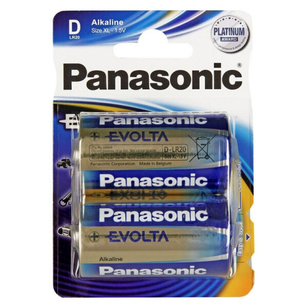 

Батарейка PANASONIC D LR20 Evolta * 2 (LR20EGE/2BP)