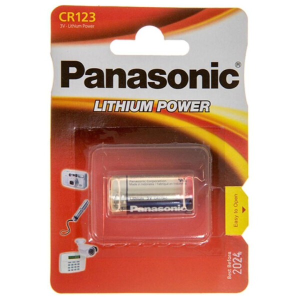 

Батарейка PANASONIC CR 123 * 1 LITHIUM (CR-123AL/1BP)