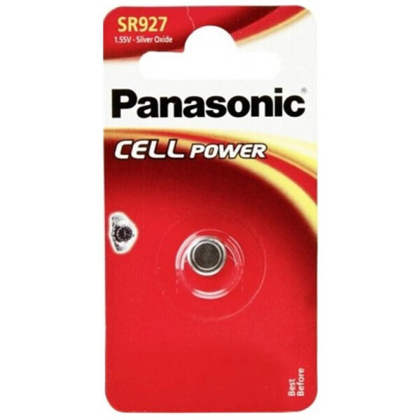

Батарейка PANASONIC SR927 * 1 Silver Oxide (SR-927EL/1B)