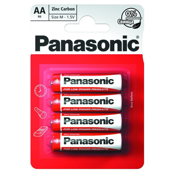 

Батарейка PANASONIC R6 PANASONIC Special * 4 (R6REL/4BPU)