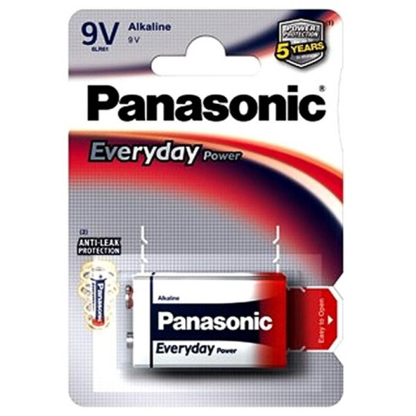 

Батарейка PANASONIC Крона 6LR61= 6LF22 Everyday Power * 1 (6LF22REE/1BR)