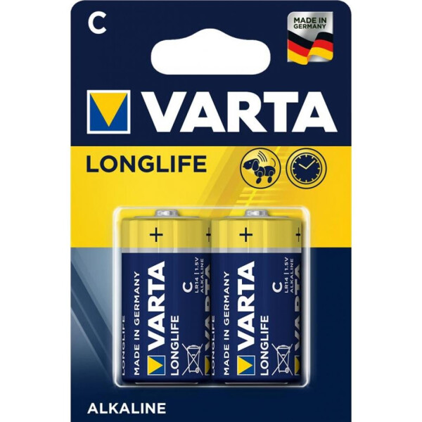 

Батарейка Varta C (LR14) Longlife Extra * 2 (4114101412)
