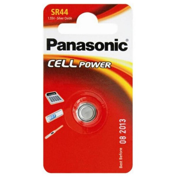 

Батарейка PANASONIC SR44 * 1 Silver Oxide (SR-44EL/1B)