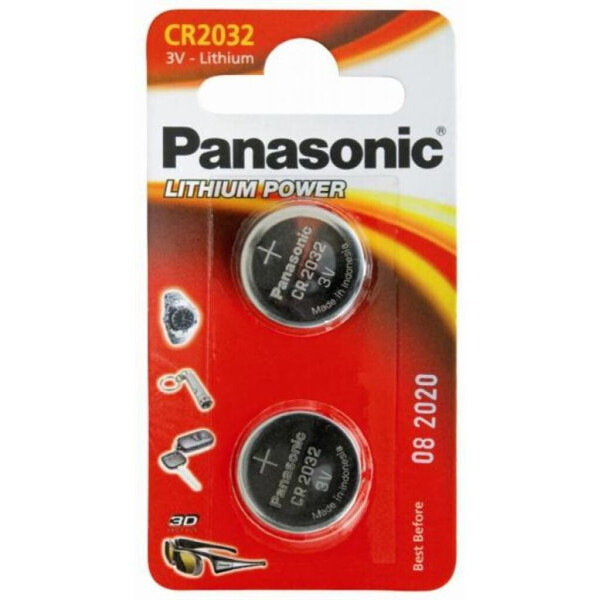 

Батарейка PANASONIC CR 2032 Lithium * 1 (CR-2032EL/2B)