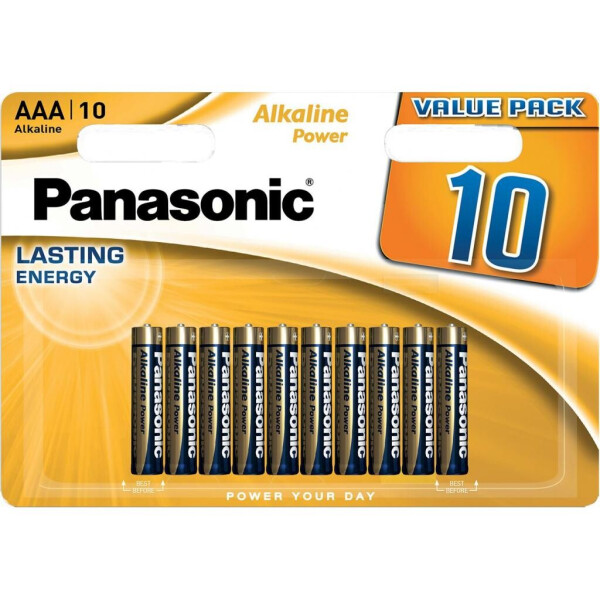 

Батарейка PANASONIC AAA LR03 Alkaline Power * 10 (LR03REB/10BW)