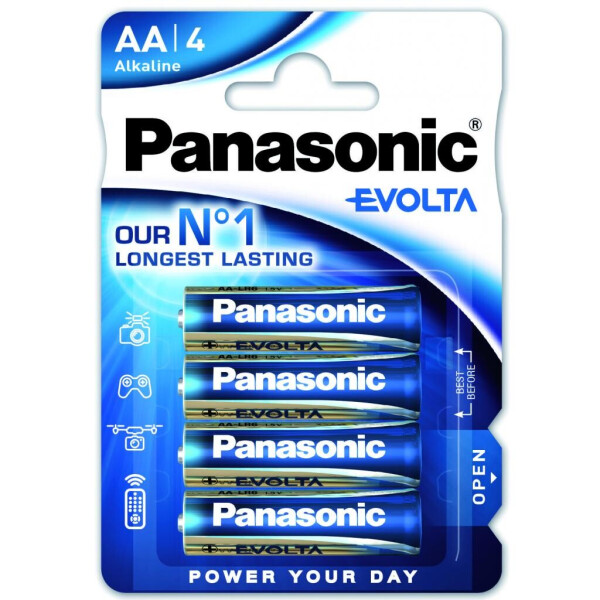 

Батарейка PANASONIC LR06 PANASONIC Evolta * 4 (LR6EGE/4BP)