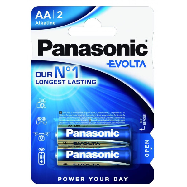 

Батарейка PANASONIC AA LR06 Evolta * 2 (LR6EGE/2BP)