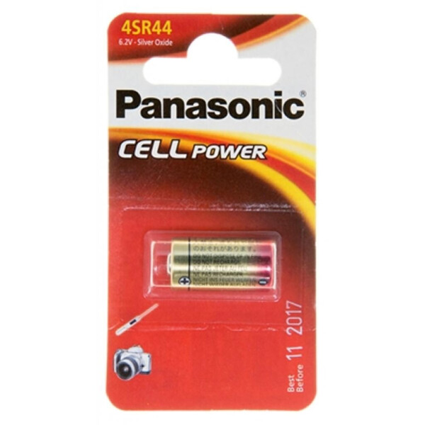 

Батарейка PANASONIC 4SR44 * 1 Silver Oxide (4SR-44EL/1B)