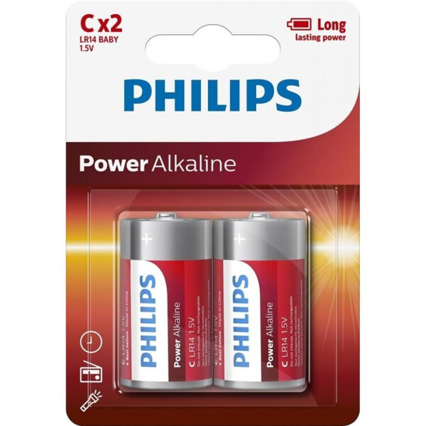 

Батарейка PHILIPS C LR14 Power Alkaline * 2 (LR14P2B/10)