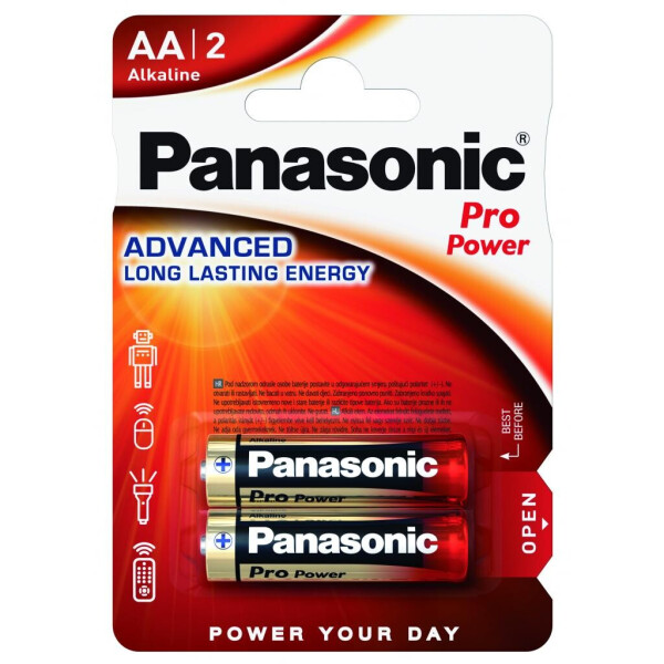 

Батарейка PANASONIC AA PRO POWER * 2 (LR6XEG/2BPR / LR6XEG/2BPU)